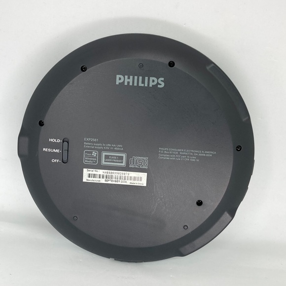 Philips EXP2561 Portable Touch Screen CD & MP3 Player As Is Not Tested For Parts - Picture 5 of 5